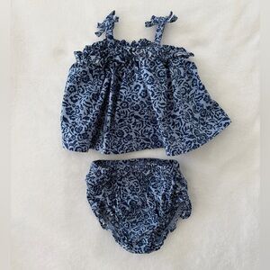 Carter’s Floral Blue Baby Set
